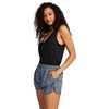 image:imageRVCA Womens Grounded Coverup ShortStormy Blue