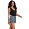 image:imageRVCA Womens Grounded Coverup ShortStormy Blue