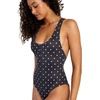 image:imageRVCA Womens Racerback Medium One PieceBlackWhite