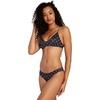 image:imageRVCA Womens Swimsuit Bikini Bottom Medium CutCheeky HipsterBlackWhite