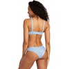 image:imageRVCA Womens Swimsuit Bikini Bottom Medium CutCheeky HipsterBlue Yonder