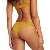 image:imageRVCA Womens Swimsuit Bikini Bottom Medium CutCheeky HipsterBronze Mist
