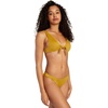 image:imageRVCA Womens Swimsuit Bikini Bottom Medium CutCheeky HipsterBronze Mist