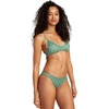 image:imageRVCA Womens Swimsuit Bikini Bottom Medium CutCheeky HipsterDark Ivy