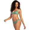 image:imageRVCA Womens Swimsuit Bikini Bottom Medium CutCheeky HipsterDark Ivy
