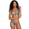 image:imageRVCA Womens Swimsuit Bikini Bottom Medium CutCheeky HipsterStormy Blue