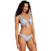 image:imageRVCA Womens Tie Front BraletteBlue Yonder