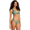 image:imageRVCA Womens Tie Front BraletteDark Ivy
