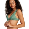 image:imageRVCA Womens Tie Front BraletteDark Ivy