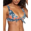 image:imageRVCA Womens Tie Front BraletteTie Front BraletteStormy Blue
