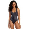 image:imageRVCA Womens Racerback Medium One PieceBlackWhite