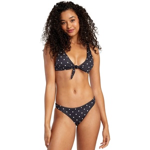 image:imageRVCA Womens Tie Front BraletteBlackWhite
