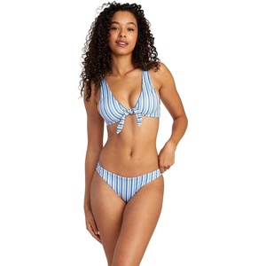 image:imageRVCA Womens Tie Front BraletteBlue Yonder