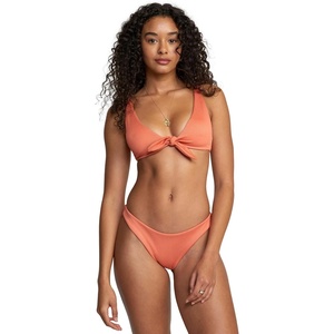 image:imageRVCA Womens Tie Front BraletteTie Front BralettePeach