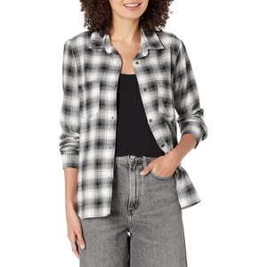 image:imageRVCA Womens Woven Flannel TopsFigueroa FlannelTrue Black