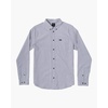 image:imageRVCA Boys Thatll Do Stretch Long Sleeve Woven Button Front ShirtPavement
