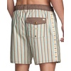 image:imageRVCA Mens Elastic Waist Boardshort Featuring a Faux Fly amp Pockets on the Side SeamsJacobs Archive Stripe  Multi