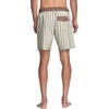 image:imageRVCA Mens Elastic Waist Boardshort Featuring a Faux Fly amp Pockets on the Side SeamsJacobs Archive Stripe  Multi