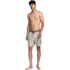 image:imageRVCA Mens Elastic Waist Boardshort Featuring a Faux Fly amp Pockets on the Side SeamsJacobs Archive Stripe  Multi