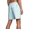 image:imageRVCA Mens Elastic Waist Boardshort Featuring a Faux Fly amp Pockets on the Side SeamsRvca Elastic Trunk 17Blue Haze