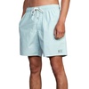 image:imageRVCA Mens Elastic Waist Boardshort Featuring a Faux Fly amp Pockets on the Side SeamsRvca Elastic Trunk 17Blue Haze