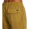 image:imageRVCA Mens Elastic Waist Boardshort Featuring a Faux Fly amp Pockets on the Side SeamsVa PigmentOchre
