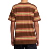 image:imageRVCA Mens Polo Short Sleeve TeeBombay Brown Somedays Stripe