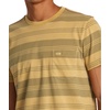 image:imageRVCA Mens Polo Short Sleeve TeePtc Stripe  Ochre