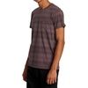 image:imageRVCA Mens Polo Short Sleeve TeePtc Stripe  Plum Ash