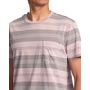 image:imageRVCA Mens Polo Short Sleeve TeePtc StripePale Mauve