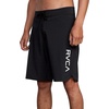 image:imageRVCA Mens Standard 4Way Stretch Fixed Waist 20 Inch BoardshortRvca Stretch 20 BoardshortAll Black