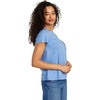 image:imageRVCA Womens Red Stitch Short Sleeve Graphic Tee ShirtHeritageBlue Yonder