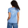 image:imageRVCA Womens Red Stitch Short Sleeve Graphic Tee ShirtMeadowBlue Yonder