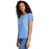image:imageRVCA Womens Red Stitch Short Sleeve Graphic Tee ShirtMeadowBlue Yonder