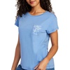 image:imageRVCA Womens Red Stitch Short Sleeve Graphic Tee ShirtMeadowBlue Yonder