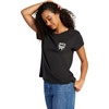image:imageRVCA Womens Red Stitch Short Sleeve Graphic Tee ShirtMetamorphosisRvca Black