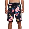 image:imageRVCA Mens Standard 4Way Stretch Fixed Waist 20 Inch BoardshortRvca Stretch 20 BoardshortBlack Multi