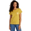 image:imageRVCA Womens Red Stitch Short Sleeve Graphic Tee ShirtMetamorphosisVintage Gold