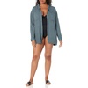 Solstice Button Up/Stormy Blue