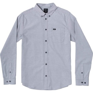 image:imageRVCA Boys Thatll Do Stretch Long Sleeve Woven Button Front ShirtPavement