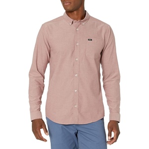 image:imageRVCA Mens RVCA LS Stretch OxfordRvca LS Stretch OxfordOxblood Red