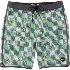 image:imageRVCA Mens Standard 4Way Stretch Fixed Waist 20 Inch BoardshortNorthern Trunk  Olive