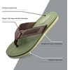 image:imageRVCA Perforated TBar Sandals  Breathable Cushioned and Durable FootwearBrown