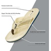 image:imageRVCA Perforated TBar Sandals  Breathable Cushioned and Durable FootwearLight Tan