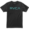 Big Rvca Ss/Black With Blue