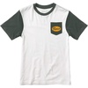 image:imageRVCA Boys Knit Short Sleeve Polo TopWhiteGreen