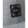 image:imageRVCA Mens Flexfit Curved Brim Fitted HatRvca FlexfitHeather Grey