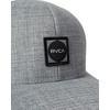 image:imageRVCA Mens Flexfit Curved Brim Fitted HatRvca FlexfitHeather Grey