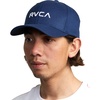 image:imageRVCA Mens Flexfit Curved Brim Fitted HatNavy