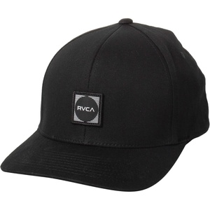 image:imageRVCA Mens Flexfit Curved Brim Fitted HatRvca FlexfitBlack